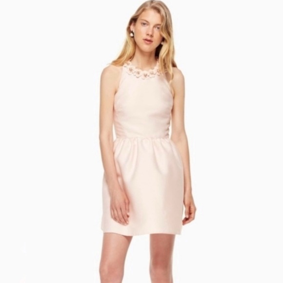 💫 Host Pick💫 NWT Kate Spade Rose Dew Poppy Embellished Mini Dress Size‎ 10 - Picture 2 of 15
